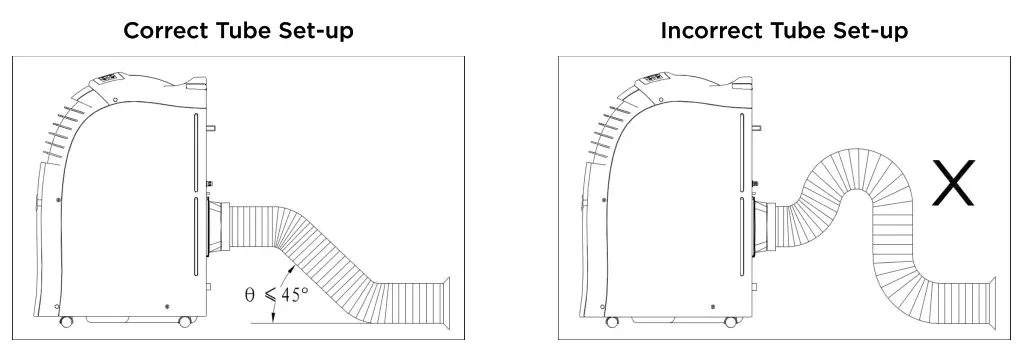 VOSTOK BTU Portable Air permanent wall mount