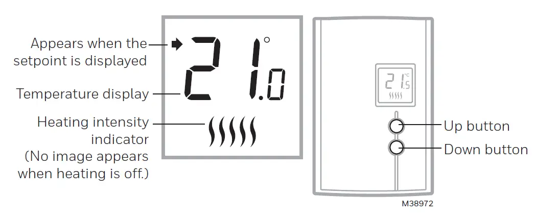 Honeywell Home RLV3120 Non-programmable Thermostat fig 3
