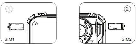 How to insert the card Figure 1