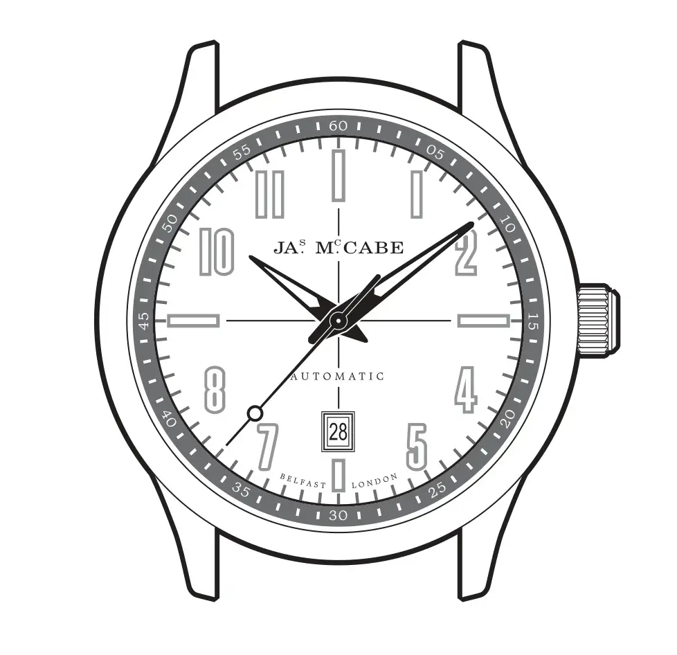 JAMES MCCABE Scrambler Automatic Watch - overview 2