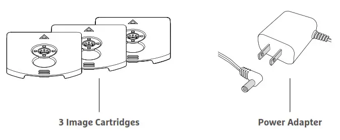 munchkin Nursery Projector and Sound System - INCLUDED PARTS-