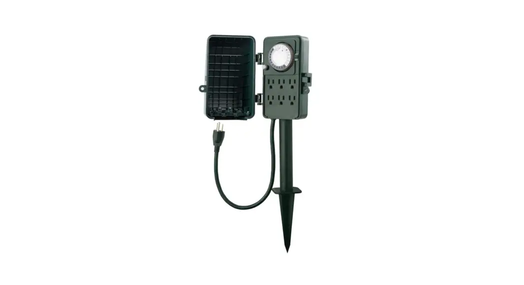 Bn-link Bnc-u3b1 24 Hour-outdoor Mechanical Timer 6 Ways Garden Power Stake Instruction Manual