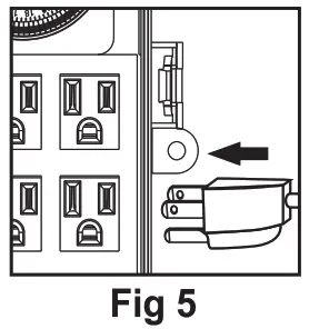 BN LINK BNC U3B1 24 Hour Outdoor Mechanical Timer 6 Ways Garden Power Stake - fig 5