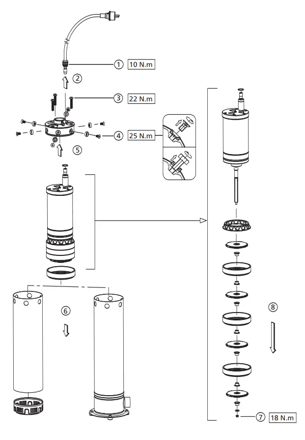 wilo TWI 5-SE 306 EM P+P Submersible Pump 9