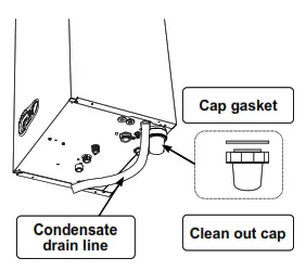 WEIL-McLAIN Aqua Balance Series 2 High Efficiency Gas Water Boiler - Figure 3 Boiler condensate trap