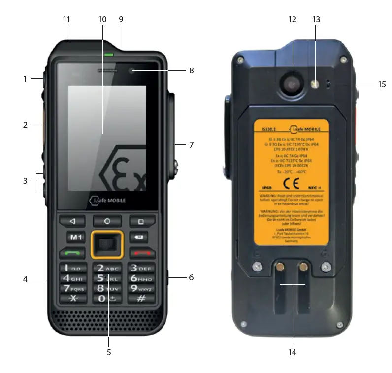 i safe MOBILE IS330.2 Big Button Mobile Phone-FIG1