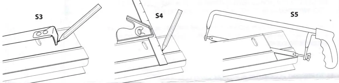 Xcluder XCL-111 Versa-Line Rodent Control Door Sweep Installation Guide - Mark this dimension on your sweep and cover