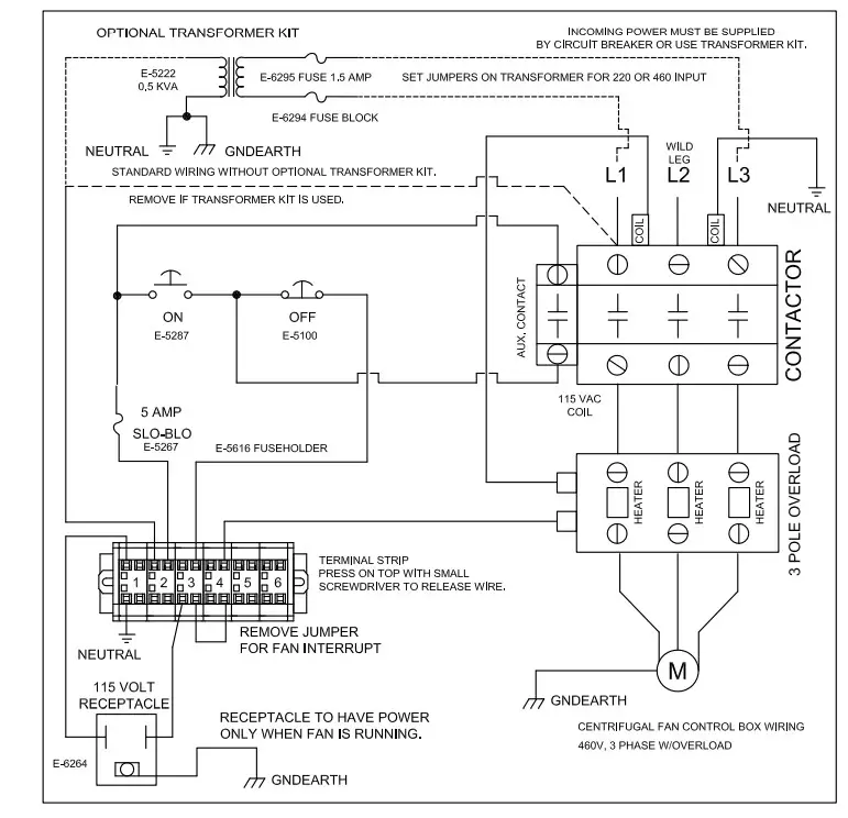 SHIVVERS 118T-001A C Fan Transformer Kit - figure 6