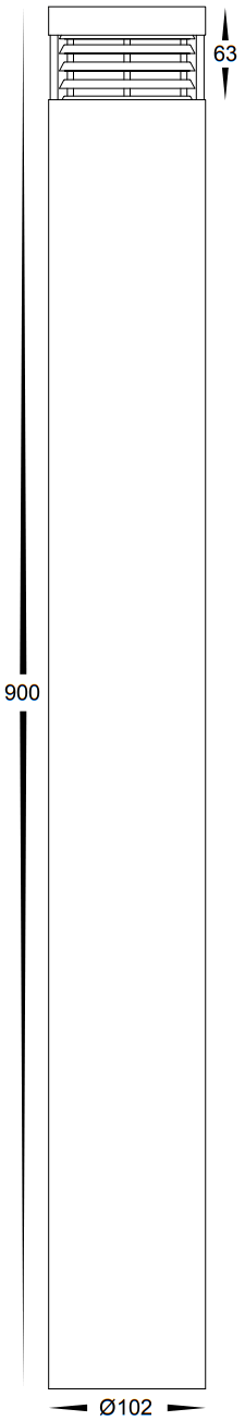 HAVIT Lightning HV1608T Bollard Light - FIG 2