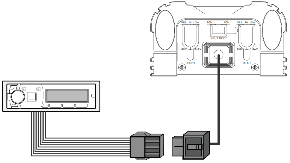 MEMPHIS MXA3004 300 WATT 4 Channel Amplifier - FIG 5