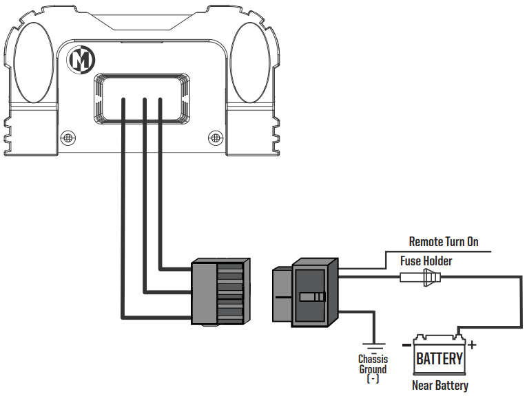 MEMPHIS MXA3004 300 WATT 4 Channel Amplifier - FIG 6