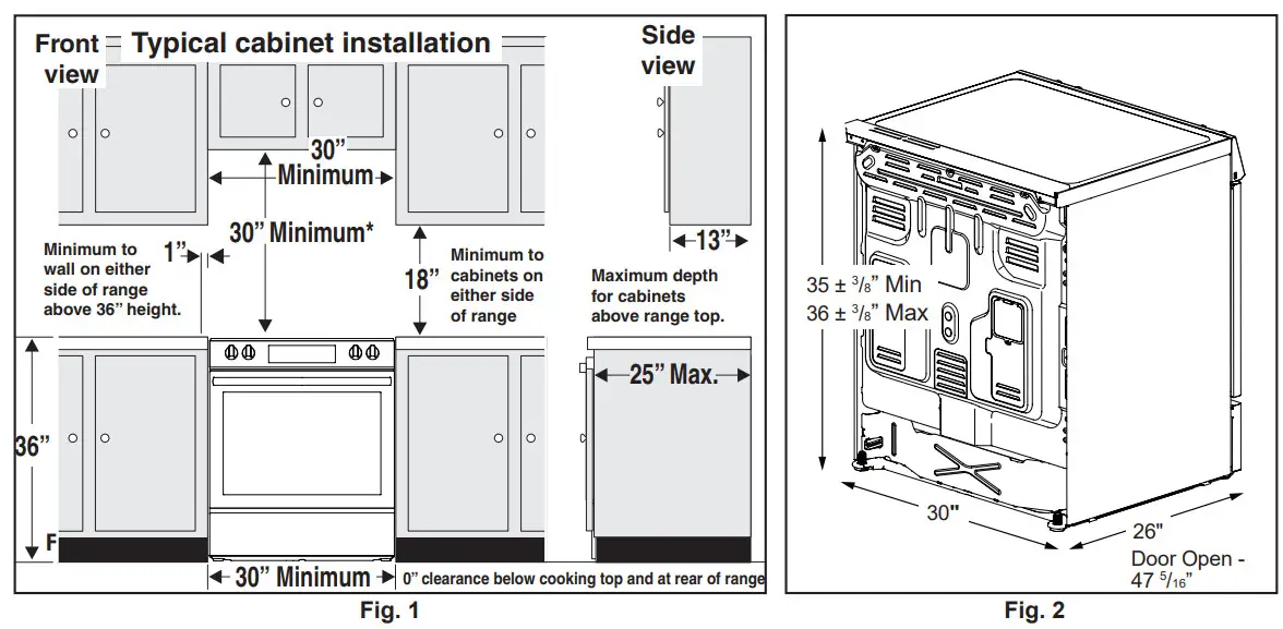 FRIGIDAIRE FCFE3083SS Front Control Freestanding Electric Range - Figure 2
