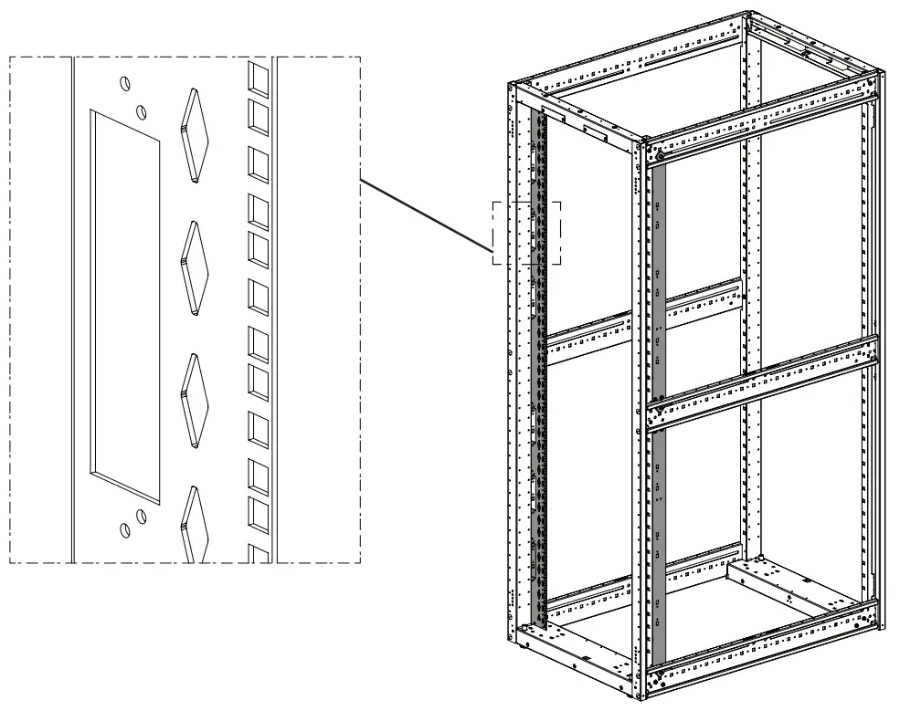 PANDUIT XG RKS7 Series FlexFusion Equipment Rail - fig 3