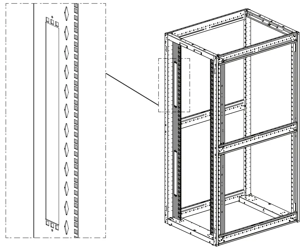 PANDUIT XG RKS7 Series FlexFusion Equipment Rail - fig 4