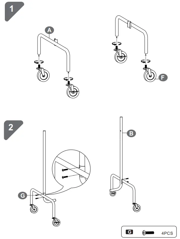 SONGMICS HSR11 Heavy Duty Clothes Rack - FIg 2
