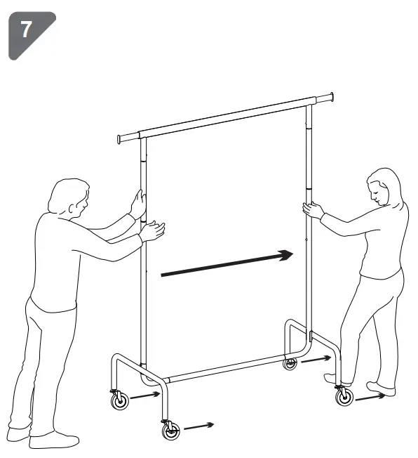 SONGMICS HSR11 Heavy Duty Clothes Rack - FIg 5