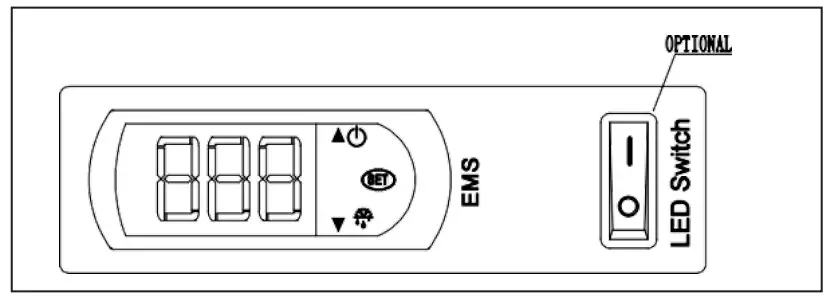 SCANCOOL XS701E Commercial Ice Cream Display Freezer - Electronic Thermostat