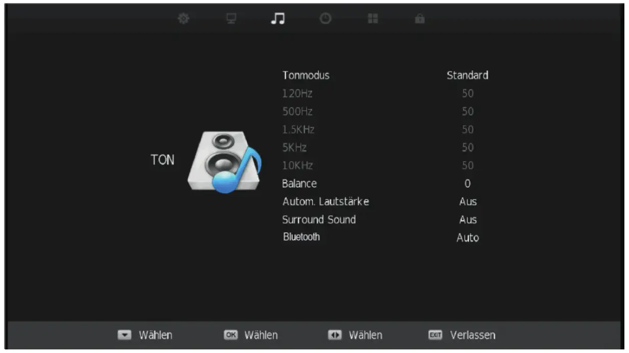 Berger 359820 LED Camping TV with BT - SOUND MENU