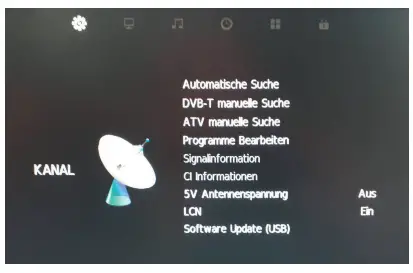 Berger 359820 LED Camping TV with BT - ntenna