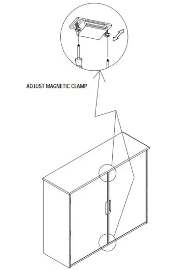 StyleWell JS 3417 A 42 Inch White Storage Hutch - panel 13