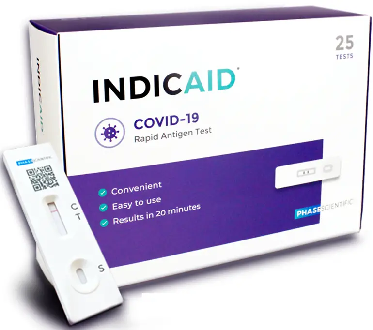 PHASE SCIENTIFIC INDICAID COVID-19 Rapid Antigen Test