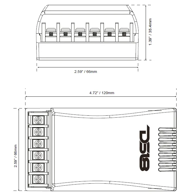 DS18 EXL-SQ65CX 6.5 Inch 2 Way Component Car Speaker System fig 4