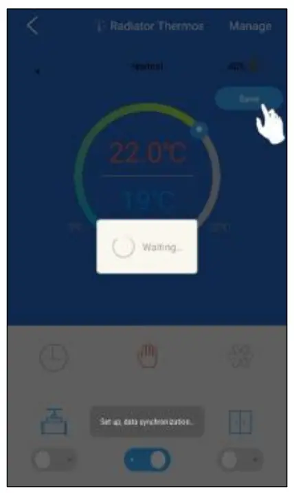 ELRO SF40RV11 Connects Radiator Valve - setting 6