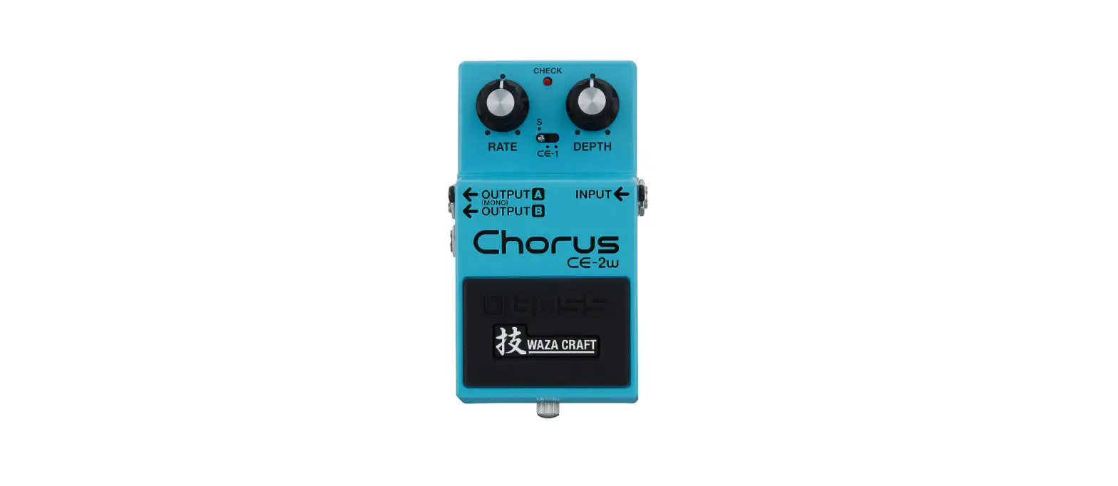 Boss Ce-2w Waza Craft Chorus Pedal Owner's Manual
