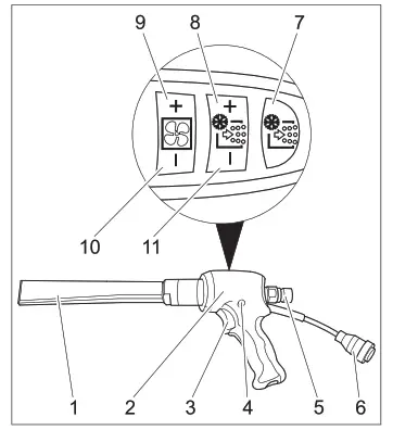 KARCHER IB 7 40 Classic Dry Ice Blaster - Nozzle