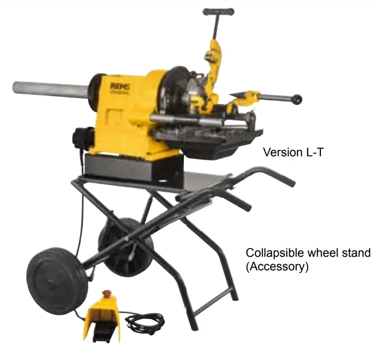 REMS Magnum up to 2 Threading machine fig 4