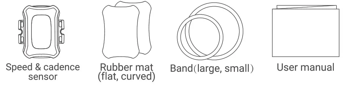 SHANREN Wireless Dual Mode ANT+and BLE Speed and Cadence Sensor - Fig