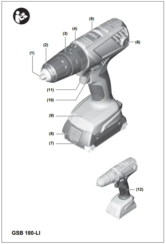 BOSCH 180-LI Cordless combination screwdriver - Fig 1