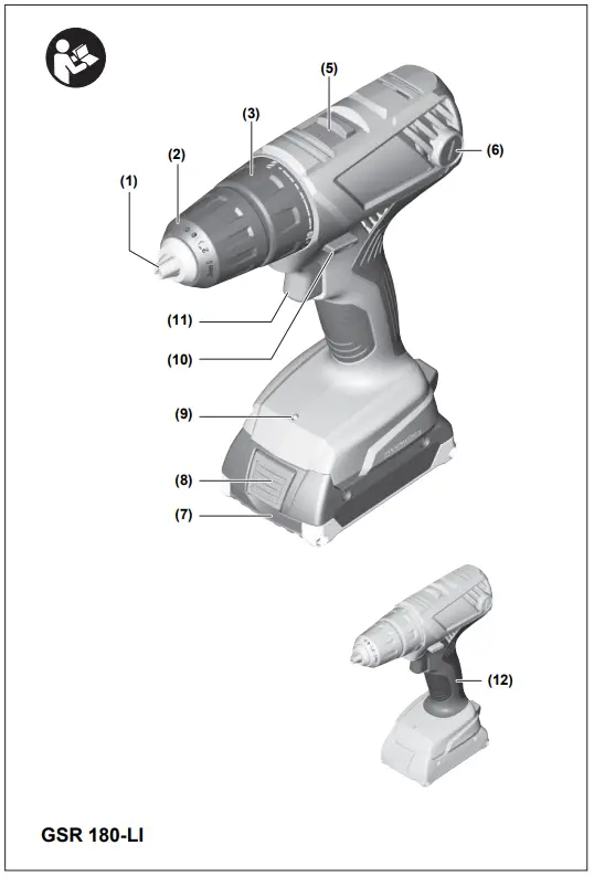 BOSCH 180-LI Cordless combination screwdriver - Fig 2