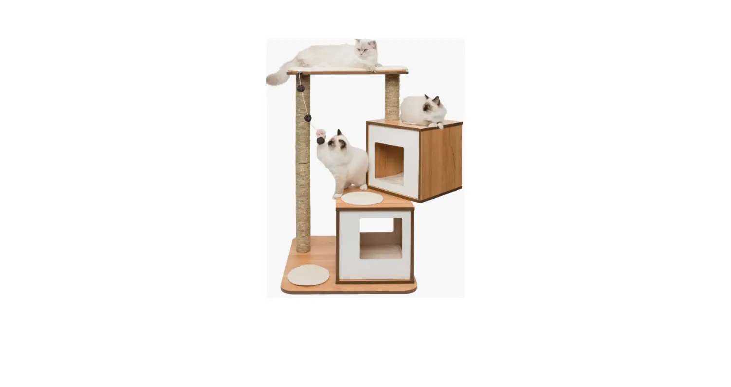 Catit Vesper Double Perfect Lounge And Play Tower Instruction Manual