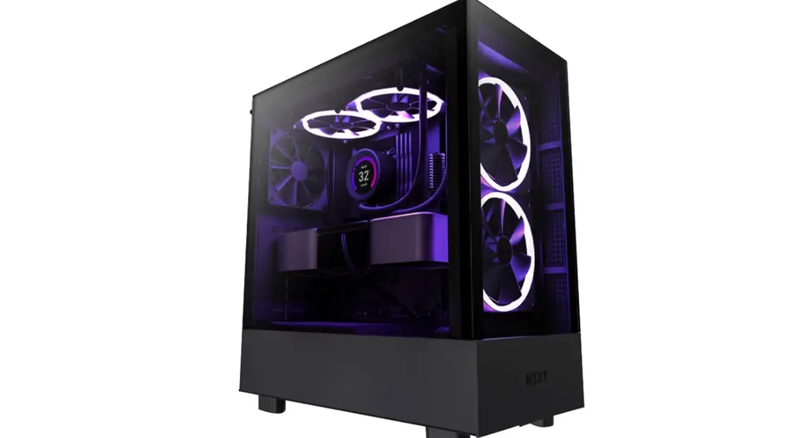 Nzxt Cc-h51fb-01 H5 Flow, Black, Glass Window User Manual