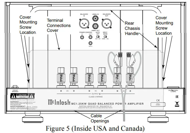 Mclntosh MC1.25KW Quad Balanced Power Amplifier -fg5