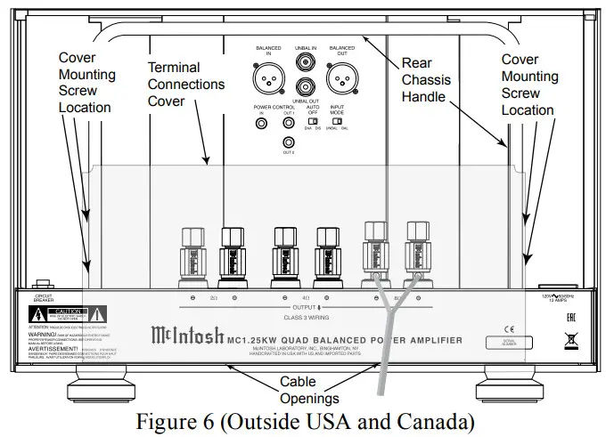 Mclntosh MC1.25KW Quad Balanced Power Amplifier -fg6