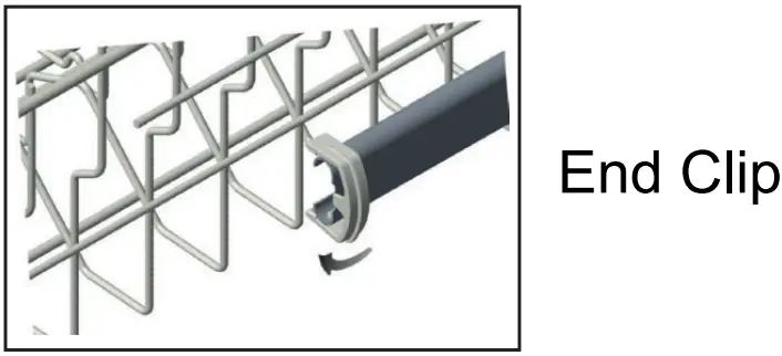 EQUATOR ADVANCED Appliances WB 24 in  Built In 14 place Dishwasher- End Clip