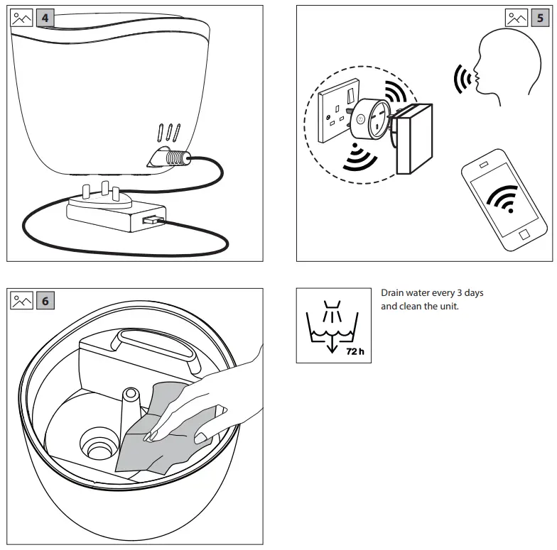 SHARP DF-A1U Aroma Diffuser - fig 1
