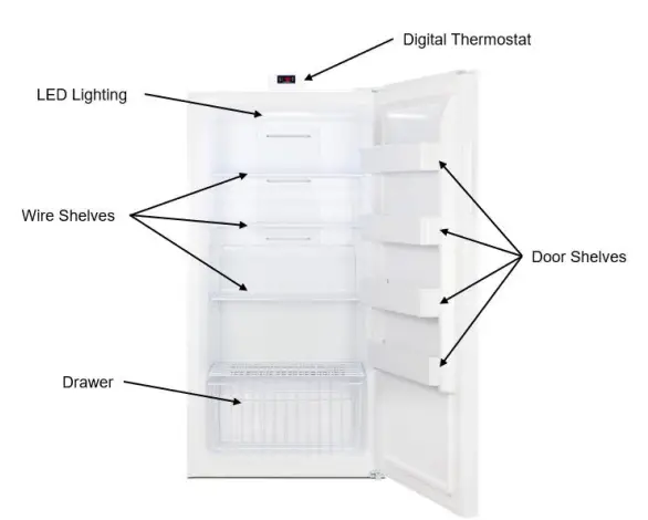 accucold-FFUR19-Refrigerators-and-Freezers-fig-1