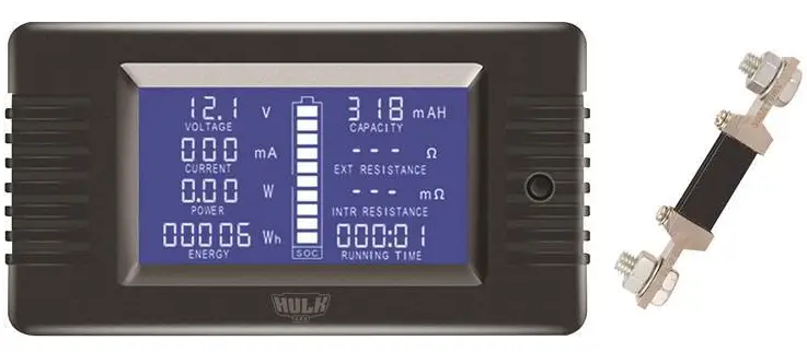 HULK Hu6677b Lcd Battery Meter