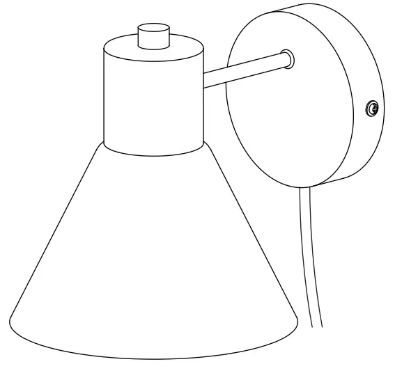 IKEA FLUGBO Wall Lamp -