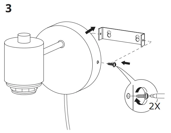 IKEA FLUGBO Wall Lamp - fig 6