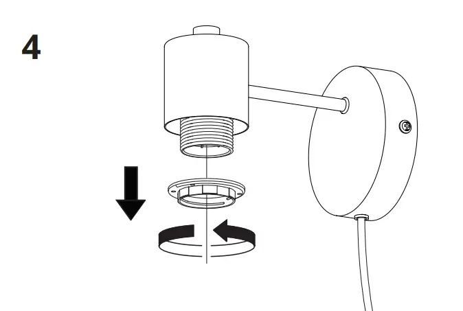 IKEA FLUGBO Wall Lamp - fig 7