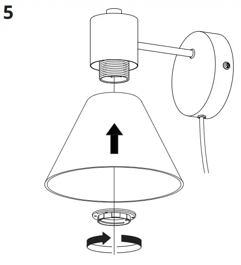 IKEA FLUGBO Wall Lamp - fig 8+