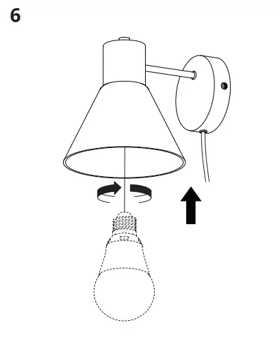 IKEA FLUGBO Wall Lamp - fig 9