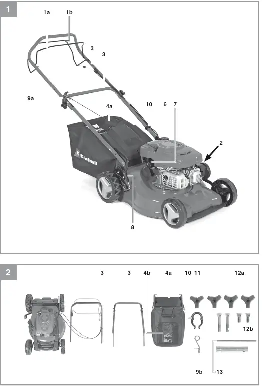 Einhell GC-PM 46-5 S Petrol Lawn Mower 1