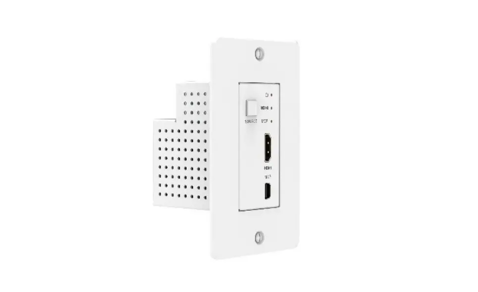 Vigillink Vlwp-dhc-tr 18g 2x1 Hdmi/mini-dp Wall Plate With Auto-switching Poc User Manual