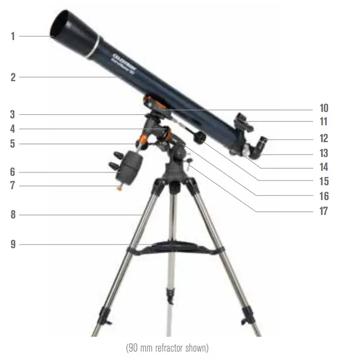 Celestron 21062 AstroMaster 70EQ Refractor Telescope-1