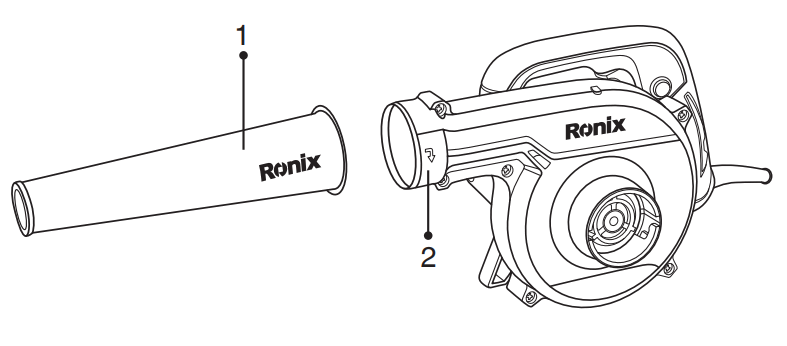 Ronix 1205 Electric Vacuum Blower - BLOWING